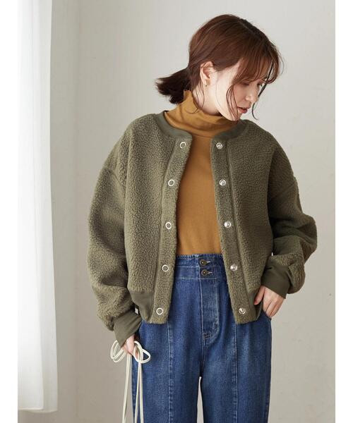 Green Parks(グリーンパークス)の「プチハイネックリブプルオーバー*(Tシャツ/カットソー・レディース・ライトグレー/ブラック/イエロー・FREE)」の10枚目の写真