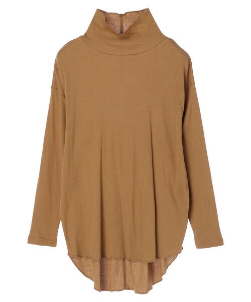 Green Parks(グリーンパークス)の「プチハイネックリブプルオーバー*(Tシャツ/カットソー・レディース・ライトグレー/ブラック/イエロー・FREE)」の22枚目の写真