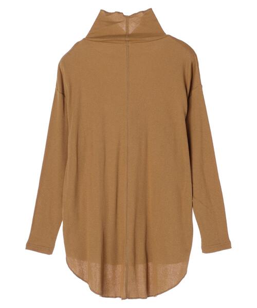 Green Parks(グリーンパークス)の「プチハイネックリブプルオーバー*(Tシャツ/カットソー・レディース・ライトグレー/ブラック/イエロー・FREE)」の21枚目の写真