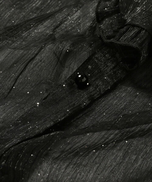 Ray BEAMS（レイビームス）の「sister jane / Night Sky Bow Blouse（シャツ/ブラウス・レディース・ブラック・SMALL）」の5枚目の写真