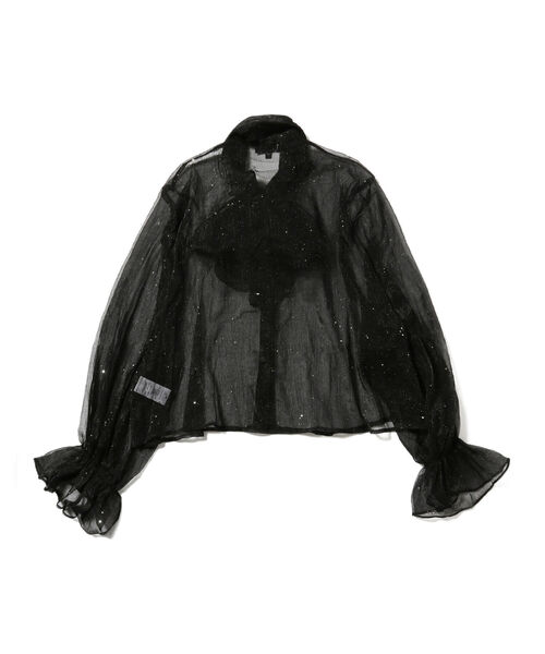 Ray BEAMS（レイビームス）の「sister jane / Night Sky Bow Blouse（シャツ/ブラウス・レディース・ブラック・SMALL）」の6枚目の写真