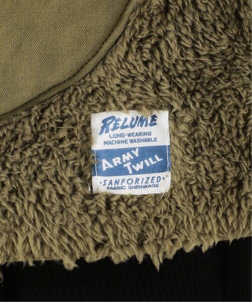 ARMY TWILL(アーミーツイル)の「《追加》【ARMY TWILL/アーミーツイル】別注 リバーシブル ノーカラーブルゾン2(ミリタリージャケット・メンズ・ブラック/カーキ・MEDIUM/LARGE)」の8枚目の写真