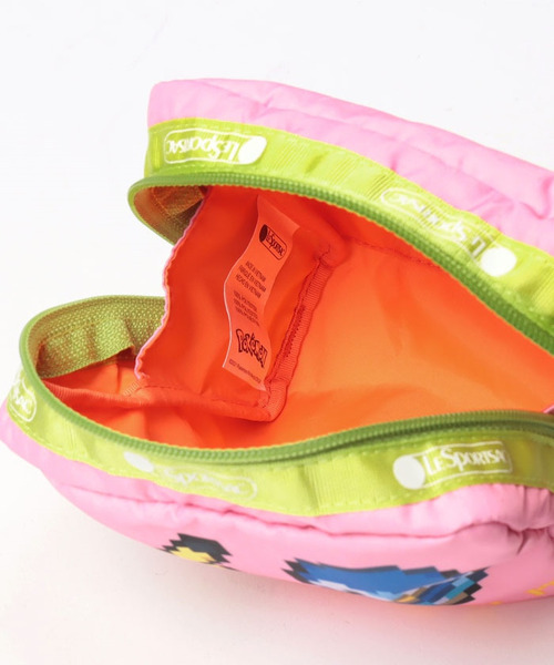 正式的100 正規品 レスポートサック ポケモン Med Square Cosmetic ポケモンピンクポーチ ポーチ Lesportsac レスポートサック のファッション 年中無休抜群 Arenatheatre Net
