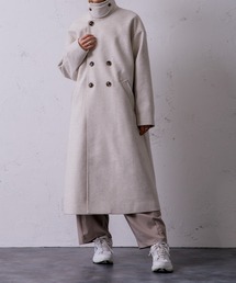 Adoon plain | 【Adoon plain】スタンドビッグコート(その他アウター)