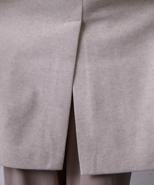 Adoon plain（アドーンプレーン）の「【Adoon plain】スタンドビッグコート（その他アウター・メンズ・ブラック/アイボリー・MEDIUM/LARGE）」の17枚目の写真