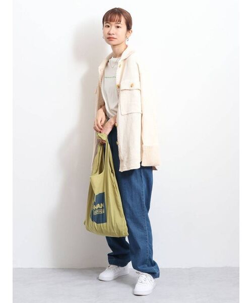 Ungrid(アングリッド)の「カラーロゴエコバッグ(エコバッグ/サブバッグ・レディース・オフホワイト/ピンク/イエロー/オレンジ/ブルー/グリーン・FREE)」の10枚目の写真