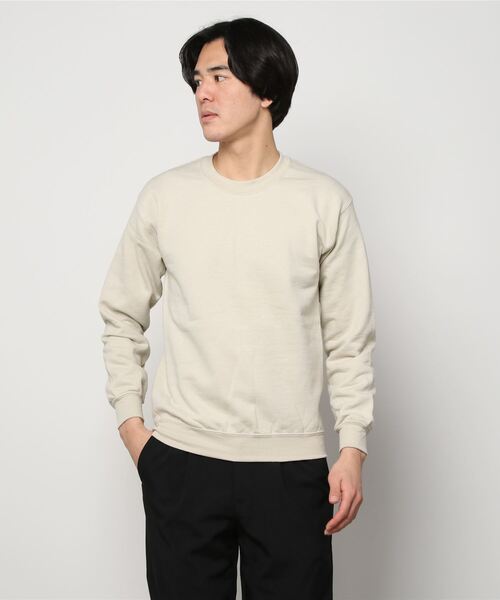 GILDAN(ギルダン)の「【ユニセックスで着用可能】 GILDAN / ギルダン USAオーバーサイズ ロングスリーブ スウェット トレーナー / 裏起毛(スウェット・レディース・ホワイト/ブラック/ネイビー/サンドベージュ/ヘザーグレー・SMALL/MEDIUM/LARGE/X-LARGE)」の18枚目の写真
