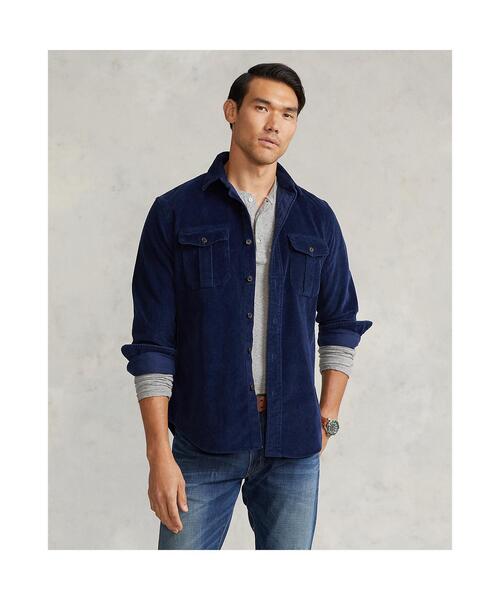 Ralph Lauren ネイビー コーデュロイ シャツ US M Ralph Lauren ネイビー コーデュロイ シャツ US M - メルカリ