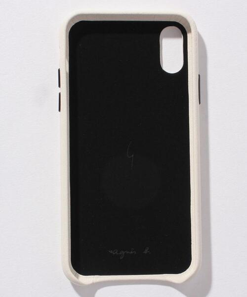 agnes b.（アニエスベー）の「ロゴ iPhoneケース (MA03－02)（スマホケース/カバー・レディース・ホワイト系その他・FREE）」の2枚目の写真