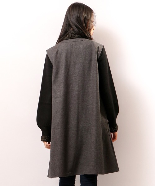 Anna Nicola(アンナニコラ)の「Anna Nicola 裾ビジュー ジャンスカ(ジャンパースカート・レディース・グレー/レッド/ブルー・38)」の10枚目の写真
