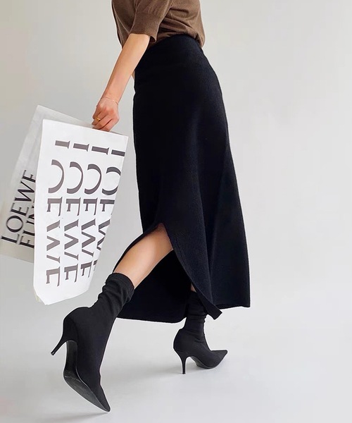 Leja（レジャ）の「素足に見えるマイナス10度まで対応裏起毛あったか着圧防寒タイツ（タイツ/ストッキング・レディース・ブラック/ナチュラル・FREE）」の10枚目の写真