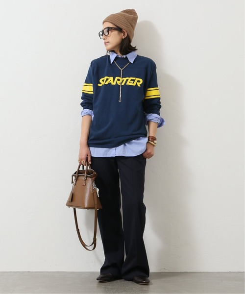 AP STUDIO（エーピーストゥディオ）の「【COUTURE D`ADAM/クチュールドアダム】 STARTER collaboration Tシャツ（Tシャツ/カットソー・レディース・ダークブルー・38）」の6枚目の写真