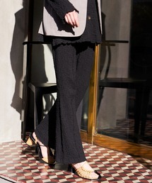 MAISON SPECIAL | ジャガードストレッチフレアパンツ【MAISON SPECIAL/メゾンスペシャル】■セットアップ対応■(その他パンツ)