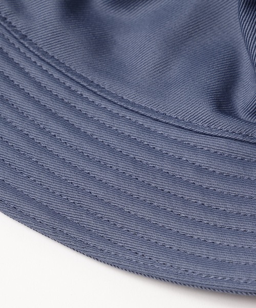 【美品】CULLNI クルニ レザーパッチ バケットハット ブラック CULLNI / CU レザーパッチデニムバケットハット | SALE（ALL