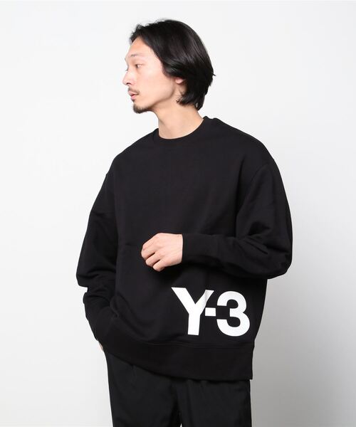 Y-3（ワイスリー）の「U CH1 LOGO CREW SWEATSHIRT（スウェット・メンズ・ブラック・SMALL/MEDIUM/LARGE/X-LARGE/XX-LARGE/X-SMALL/XX-SMALL）」の6枚目の写真