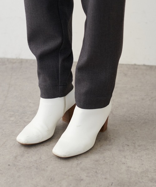 PUAL CE CIN(ピュアルセシン)の「裏起毛スリムテーパードパンツ(その他パンツ・レディース・ネイビー/グレー・FREE)」の17枚目の写真