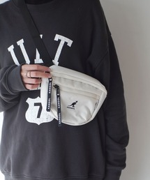 KANGOL（カンゴール）の「【KANGOL/カンゴール】 ダブルZIP ウエストバッグ / ショルダーバッグ（ショルダーバッグ）」