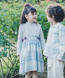BRANSHES（ブランシェス）の「【ペア】チェック柄ドッキングワンピース（ワンピース・キッズ）」