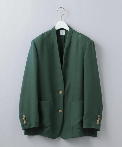 6（ロク）の「＜6(ROKU)＞KARSEY JACKET/ジャケット（ノーカラー