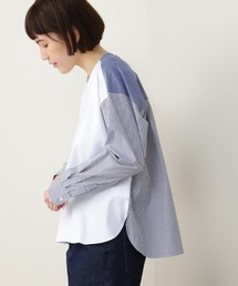 human woman | ◆ストライプドッキングカットソー(Tシャツ/カットソー)