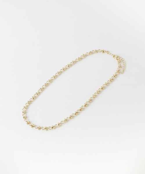 KBF（ケイビーエフ）の「ハンドメイドチェーンネックレス（ネックレス・レディース・シルバー/ゴールド・ONE）」の4枚目の写真