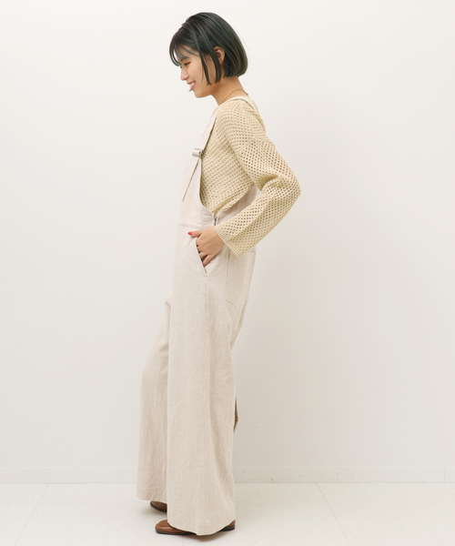 Simplicite(サンプリシテ)の「メッシュニットプルオーバー◆(ニット/セーター・レディース・ベージュ/ブラウン/ブルー・FREE)」の12枚目の写真