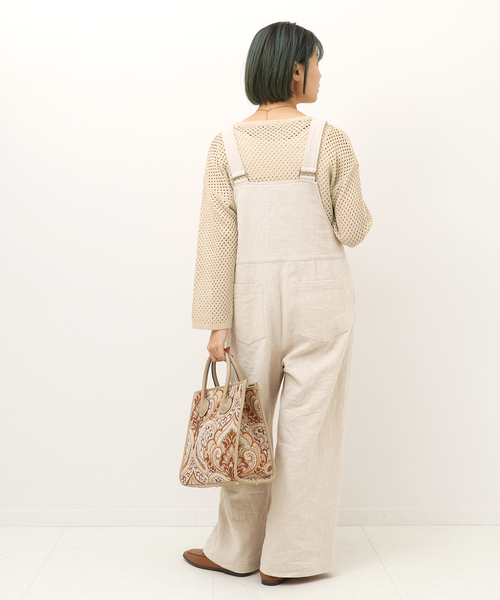 Simplicite(サンプリシテ)の「メッシュニットプルオーバー◆(ニット/セーター・レディース・ベージュ/ブラウン/ブルー・FREE)」の14枚目の写真