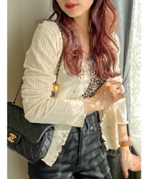 リブメロウカーディガン