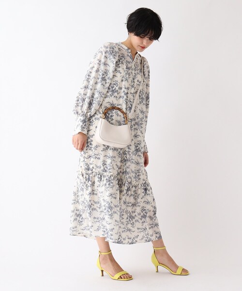 OPAQUE.CLIP（オペークドットクリップ）の「◆カラーバンブー ショルダーバッグ（ショルダーバッグ・レディース・オフホワイト/ピンク系/ダークグリーン・00）」の10枚目の写真