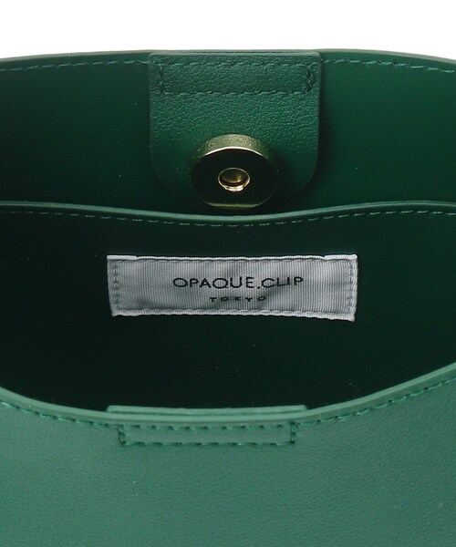 OPAQUE.CLIP（オペークドットクリップ）の「◆カラーバンブー ショルダーバッグ（ショルダーバッグ・レディース・オフホワイト/ピンク系/ダークグリーン・00）」の21枚目の写真
