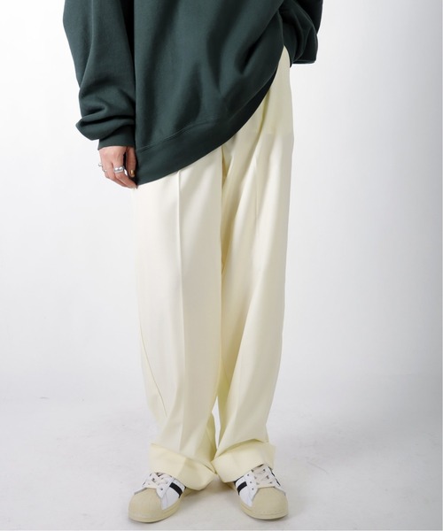 Oriens JOURNAL STANDARD(オリエンス ジャーナルスタンダード)の「Daddys セットアップスラックスパンツ (WOMENS)(スラックス・レディース・ブラウン/グリーン/アイボリー/ブルー系その他・SMALL/MEDIUM)」の19枚目の写真