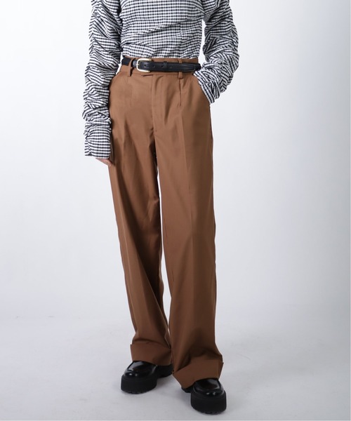 Oriens JOURNAL STANDARD(オリエンス ジャーナルスタンダード)の「Daddys セットアップスラックスパンツ (WOMENS)(スラックス・レディース・ブラウン/グリーン/アイボリー/ブルー系その他・SMALL/MEDIUM)」の21枚目の写真