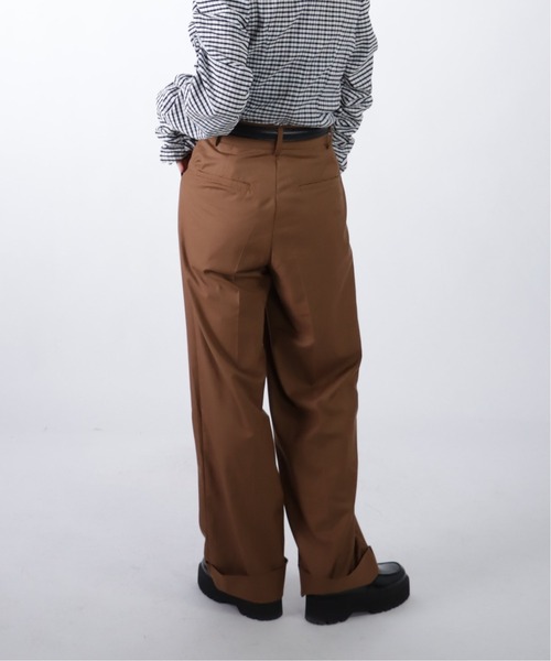Oriens JOURNAL STANDARD(オリエンス ジャーナルスタンダード)の「Daddys セットアップスラックスパンツ (WOMENS)(スラックス・レディース・ブラウン/グリーン/アイボリー/ブルー系その他・SMALL/MEDIUM)」の22枚目の写真