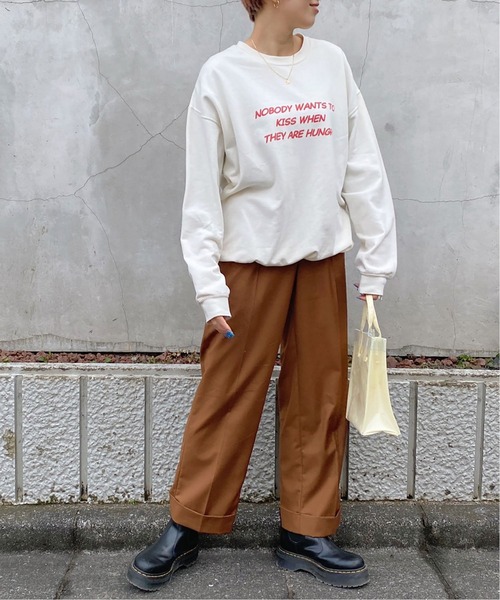 Oriens JOURNAL STANDARD(オリエンス ジャーナルスタンダード)の「Daddys セットアップスラックスパンツ (WOMENS)(スラックス・レディース・ブラウン/グリーン/アイボリー/ブルー系その他・SMALL/MEDIUM)」の7枚目の写真