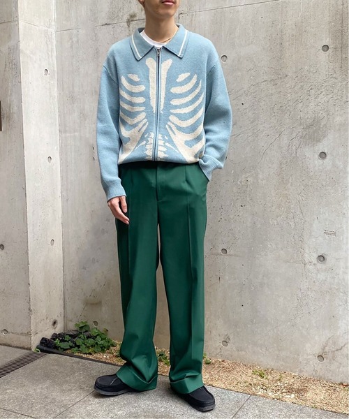 Oriens JOURNAL STANDARD(オリエンス ジャーナルスタンダード)の「Daddys セットアップスラックスパンツ (WOMENS)(スラックス・レディース・ブラウン/グリーン/アイボリー/ブルー系その他・SMALL/MEDIUM)」の8枚目の写真
