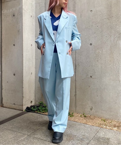 Oriens JOURNAL STANDARD(オリエンス ジャーナルスタンダード)の「Daddys セットアップスラックスパンツ (WOMENS)(スラックス・レディース・ブラウン/グリーン/アイボリー/ブルー系その他・SMALL/MEDIUM)」の9枚目の写真