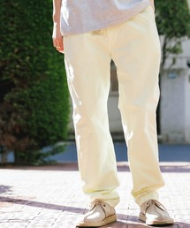 orSlow（オアスロウ）の「orSlow/オアスロウ NEW YORKER PALE YELLOW パンツ テーパード（チノパンツ・メンズ）」