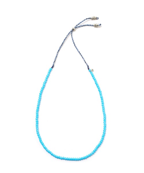 wakami（ワカミ）の「wakami ビーズコードネックレス（ネックレス・メンズ・ホワイト/レッド/ターコイズブルー・F）」の6枚目の写真