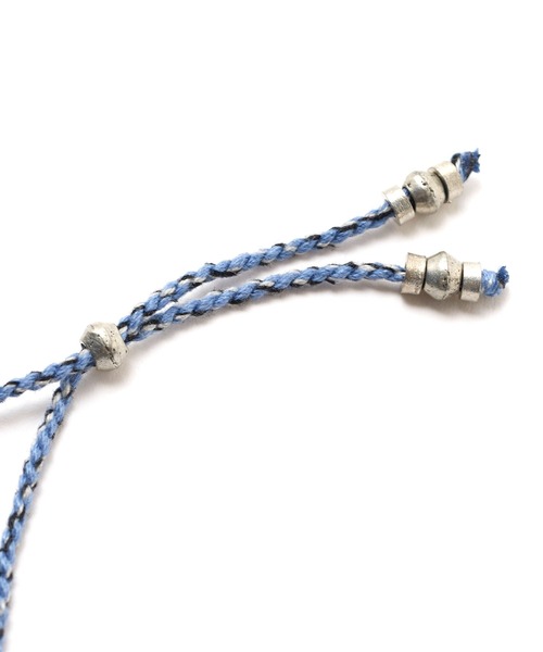 wakami（ワカミ）の「wakami ビーズコードネックレス（ネックレス・メンズ・ホワイト/レッド/ターコイズブルー・F）」の7枚目の写真