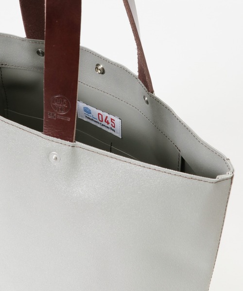 URBAN RESEARCH(アーバンリサーチ)の「横濱帆布鞄 YHC Boat Tote Bag(トートバッグ・メンズ・ホワイト/ネイビー/オリーブ/グレー・FREE)」の5枚目の写真