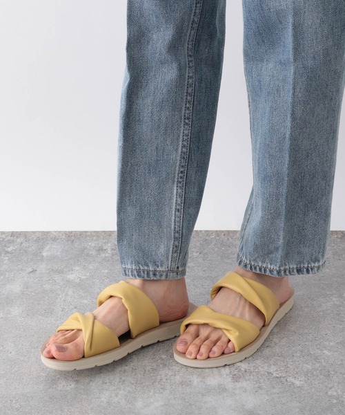 GLOBAL WORK（グローバルワーク）の「らくっションヒネリサンダル/267174（サンダル・レディース・ブラック/ベージュ/イエロー/アイボリー/ミント・SMALL/MEDIUM/LARGE/X-LARGE）」の20枚目の写真