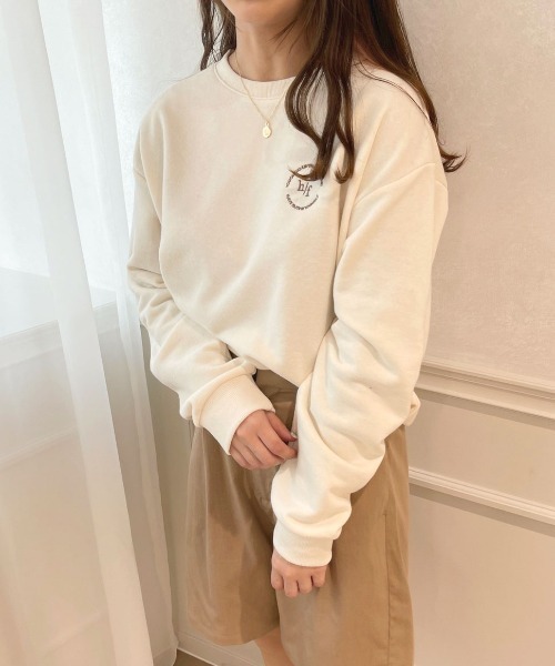 apres jour(アプレジュール)の「アソートスウェット【ZOZOTOWN限定アイテム】(スウェット・レディース・アイボリー/レッド/ライトブルー/ナチュラル・フリー/X-LARGE)」の19枚目の写真