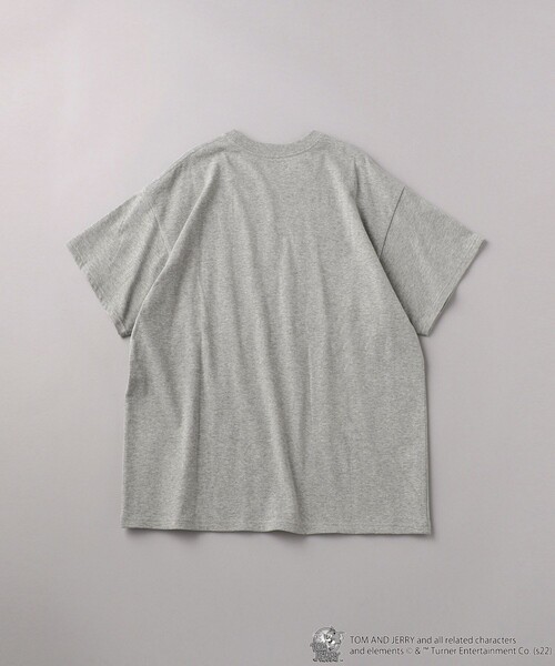 FREAK'S STORE（フリークスストア）の「▽【WEB限定】TOMandJERRY/トムとジェリー　別注カレッジTシャツ（Tシャツ/カットソー・レディース・ライトグレー/ブラック/パープル/グレー/オフホワイト・ﾌﾘ-）」の12枚目の写真