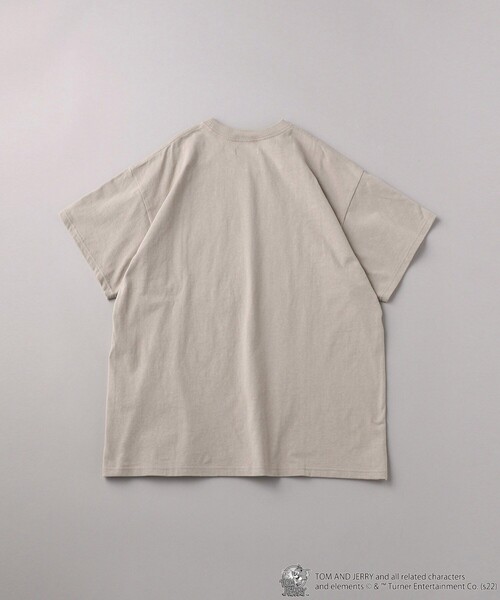 FREAK'S STORE（フリークスストア）の「▽【WEB限定】TOMandJERRY/トムとジェリー　別注カレッジTシャツ（Tシャツ/カットソー・レディース・ライトグレー/ブラック/パープル/グレー/オフホワイト・ﾌﾘ-）」の18枚目の写真