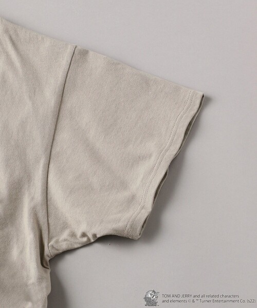 FREAK'S STORE（フリークスストア）の「▽【WEB限定】TOMandJERRY/トムとジェリー　別注カレッジTシャツ（Tシャツ/カットソー・レディース・ライトグレー/ブラック/パープル/グレー/オフホワイト・ﾌﾘ-）」の22枚目の写真