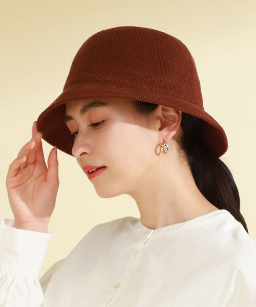 Ray BEAMS(レイビームス)の「Ray BEAMS / サーモ ベル ハット(ハット・レディース・ブラウン/ミント・ONE SIZE)」の3枚目の写真