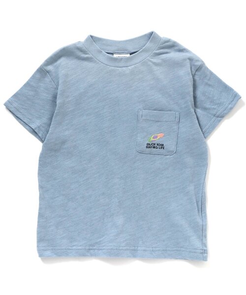 BREEZE(ブリーズ)の「3色3柄サーフTシャツ(Tシャツ/カットソー・キッズ・オレンジ/オフホワイト/ブルー・120/80/130/90/100/140/110)」の3枚目の写真