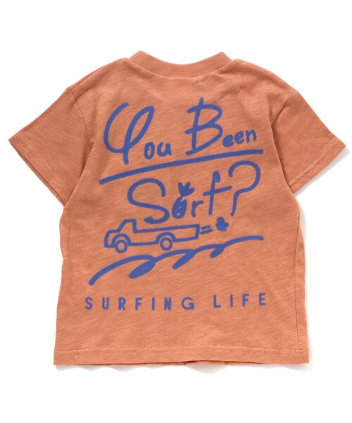BREEZE(ブリーズ)の「3色3柄サーフTシャツ(Tシャツ/カットソー・キッズ・オレンジ/オフホワイト/ブルー・120/80/130/90/100/140/110)」の8枚目の写真
