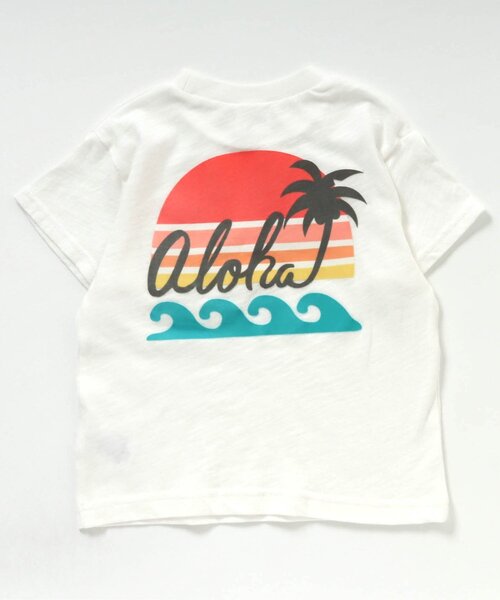 BREEZE(ブリーズ)の「3色3柄サーフTシャツ(Tシャツ/カットソー・キッズ・オレンジ/オフホワイト/ブルー・120/80/130/90/100/140/110)」の9枚目の写真