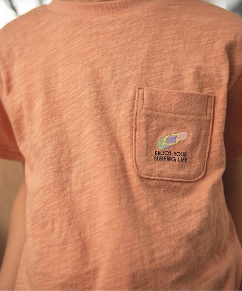 BREEZE(ブリーズ)の「3色3柄サーフTシャツ(Tシャツ/カットソー・キッズ・オレンジ/オフホワイト/ブルー・120/80/130/90/100/140/110)」の22枚目の写真